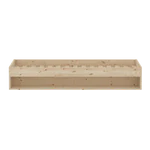 FLEXA Single Bed with Shelf, 90x200 cm, Pine