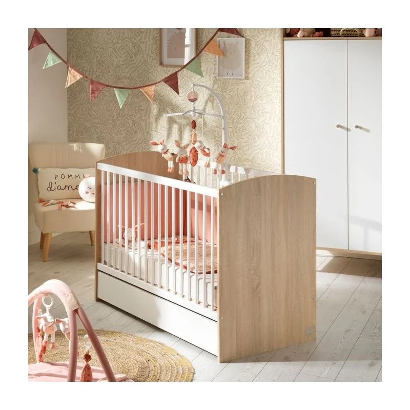 Crib 120 x 60 Access Bois White
